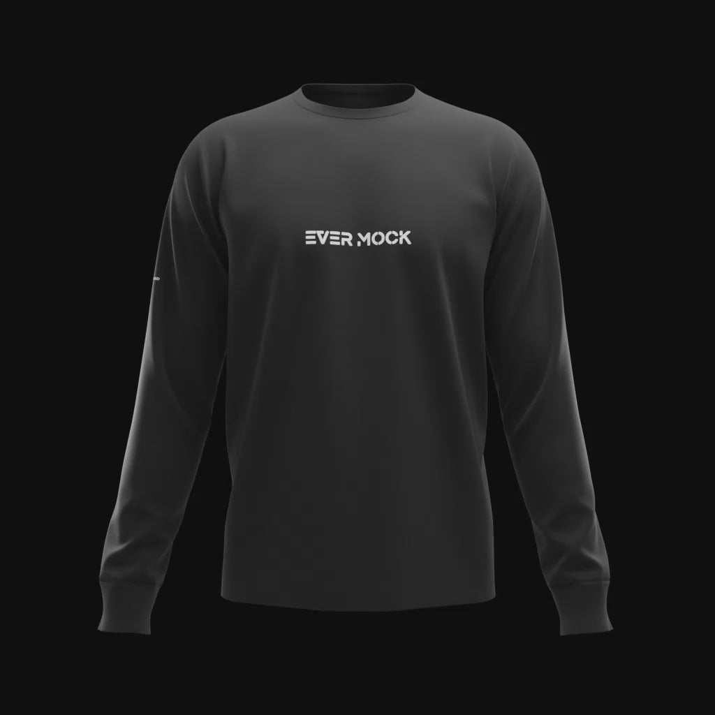 3D Long Sleeves T-Shirt Oversized Mockup Blender Animation Rotating 360 Design Video Clothing Brand T Shirt Business DTF DTG Screen Printing Fashion Streetwear Embroidery Cotton Ultra Hyper Realistic Tutorial Heat Transfer Marketing Sales ecommerce